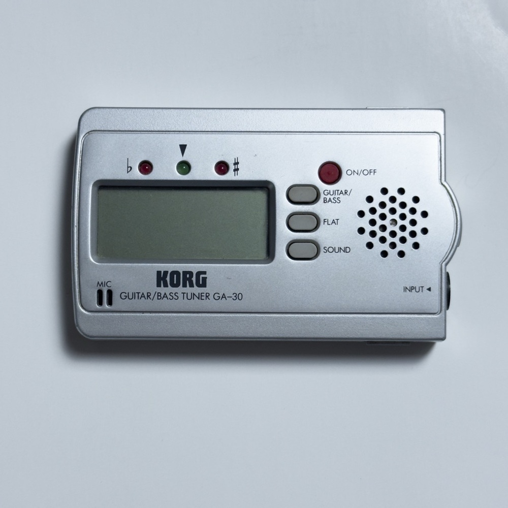 Korg Silver Guitar/Bass Tuner GA 30
